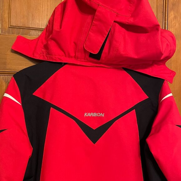 Boys 12 Karbon ski/snow set- jacket and pants in EUC - Picture 5 of 16